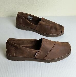 BOBS from Skechers 10 Chill Lugs Slip On Casual Alpargata Flat Shoes Stitched